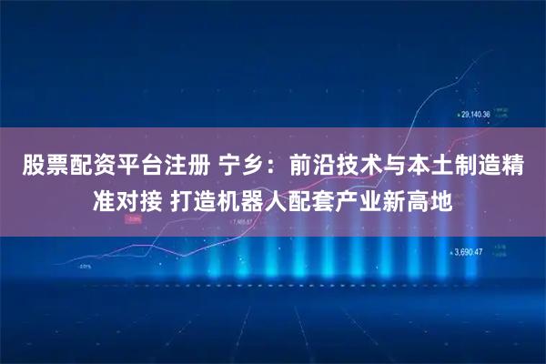 股票配资平台注册 宁乡：前沿技术与本土制造精准对接 打造机器人配套产业新高地